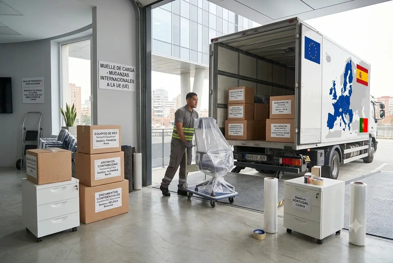 mudanzas internacionales en Barcelona con servicio de Global Mudanzas desde Barcelona